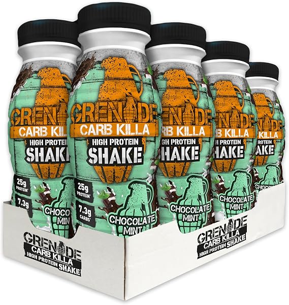 grenade mint protein shake