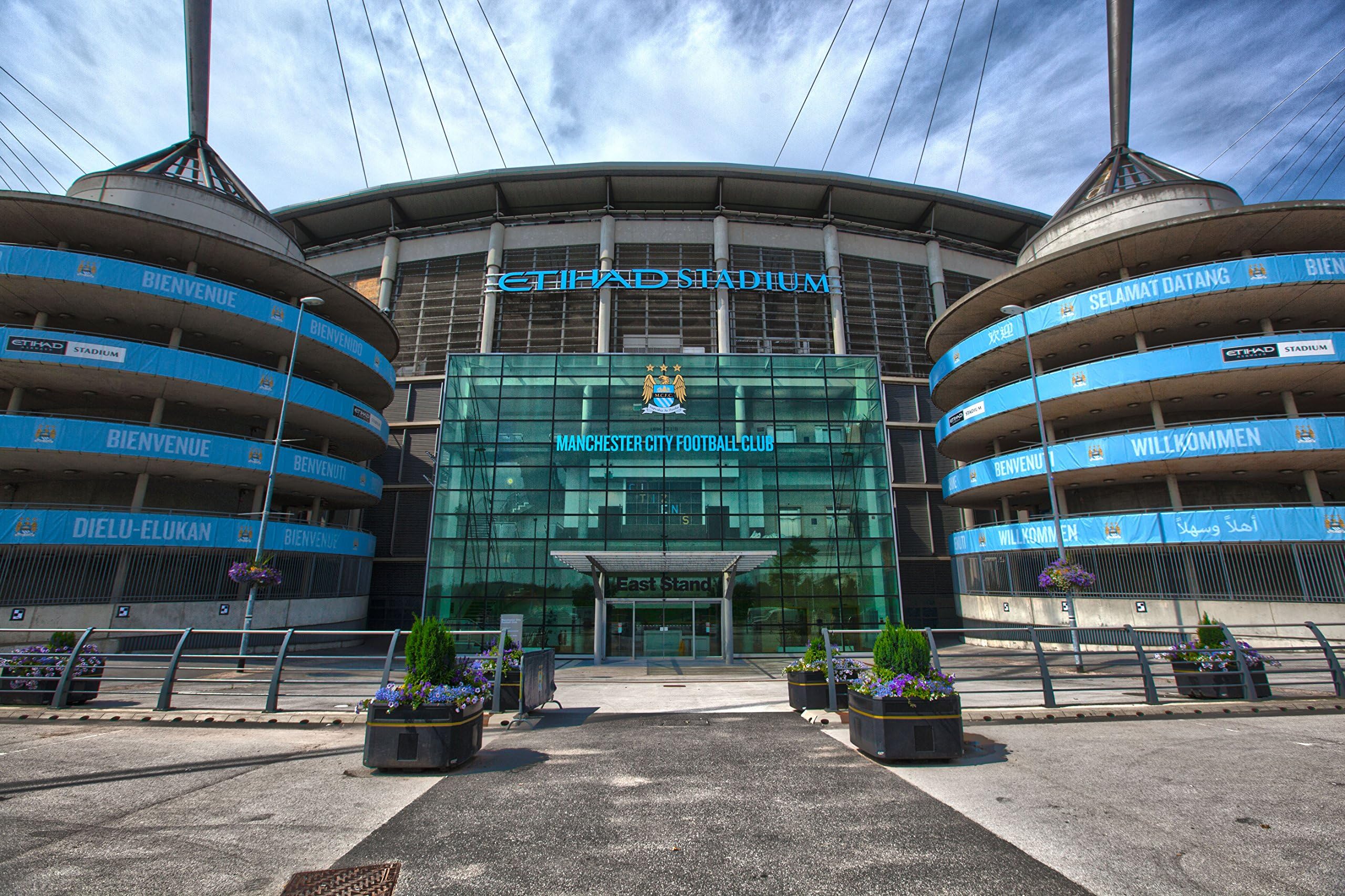 RWH Photography Large Etihad Stadium Manchester City Canvas Picture Wall Art 30" x 20"