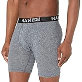 Hanes mens Total Support Pouch Long Leg Boxer Brief