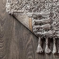 JONATHAN Y MCR100E-28 Mercer Shag Plush Tassel