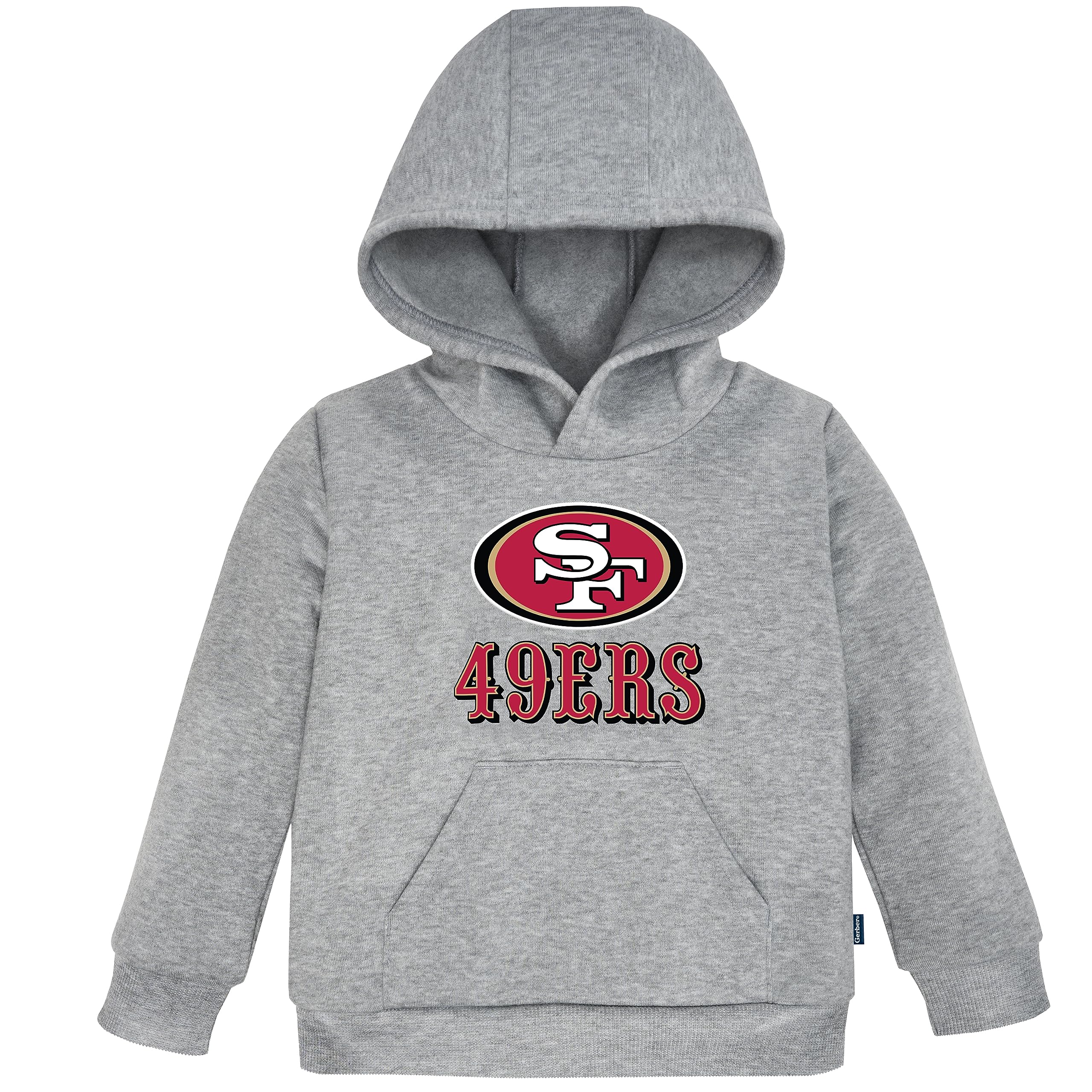 NFL by Gerber Baby & Toddler Fleece Hoodie, San Francisco 49Ers, 12 Months Image
