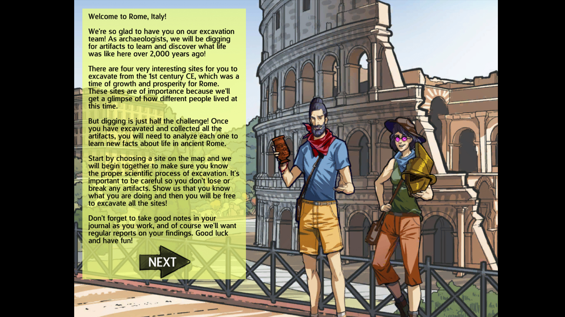 Excavate! Rome Appstore for Android