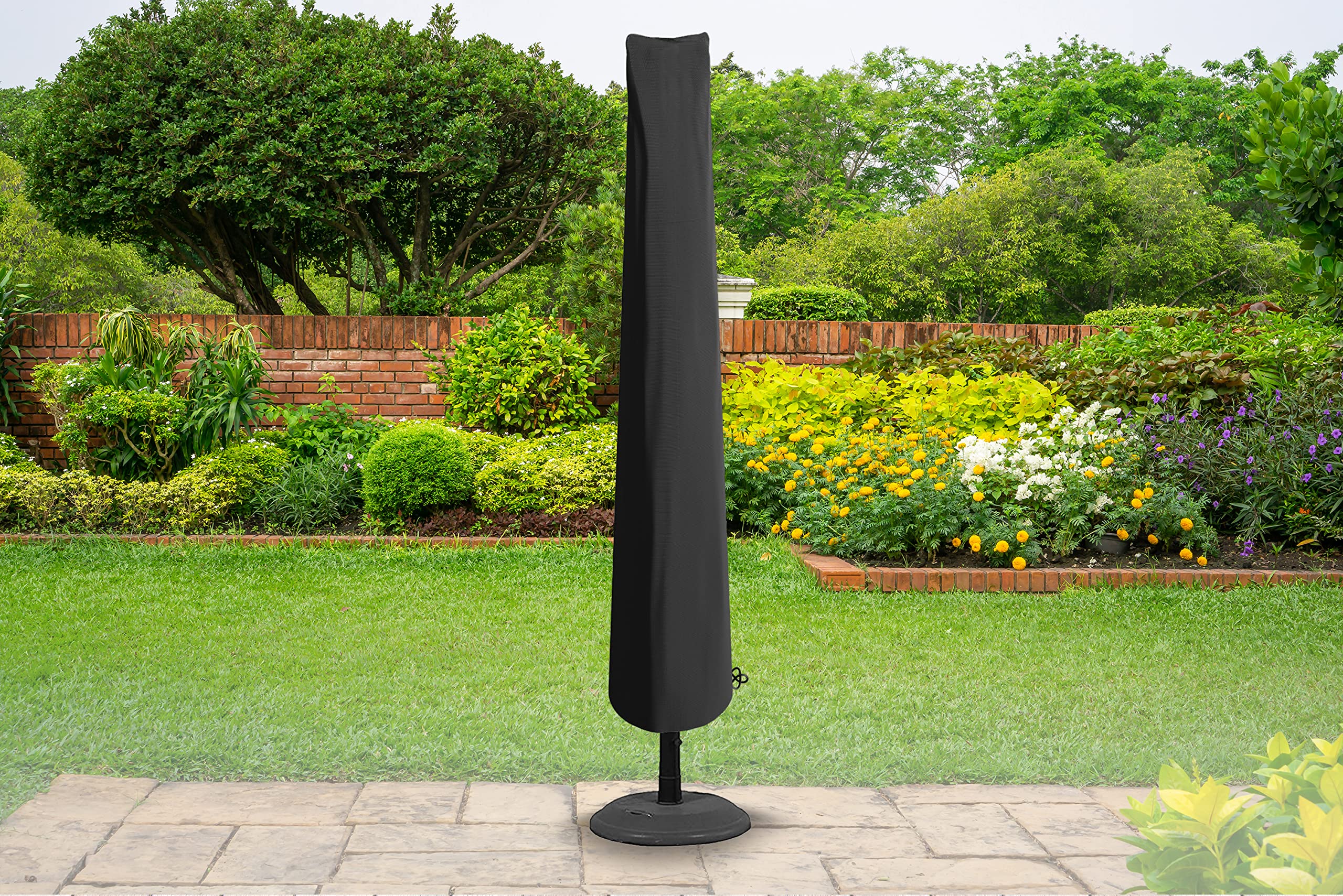 Bosmere Protector 6000 | Garden Parasol Umbrella Cover | L190cm circ.96cm | 100% Waterproof, UV Protected, Heavy Duty 600D | 6 Year Guarantee | D595