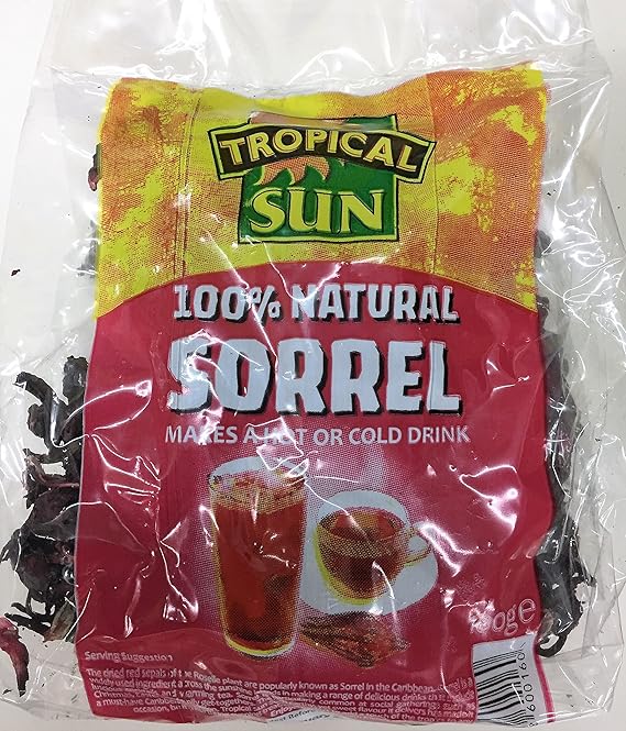 Tropical Sun 100 Natural Dry Sorrel Dried Hibiscus Flowers (100g