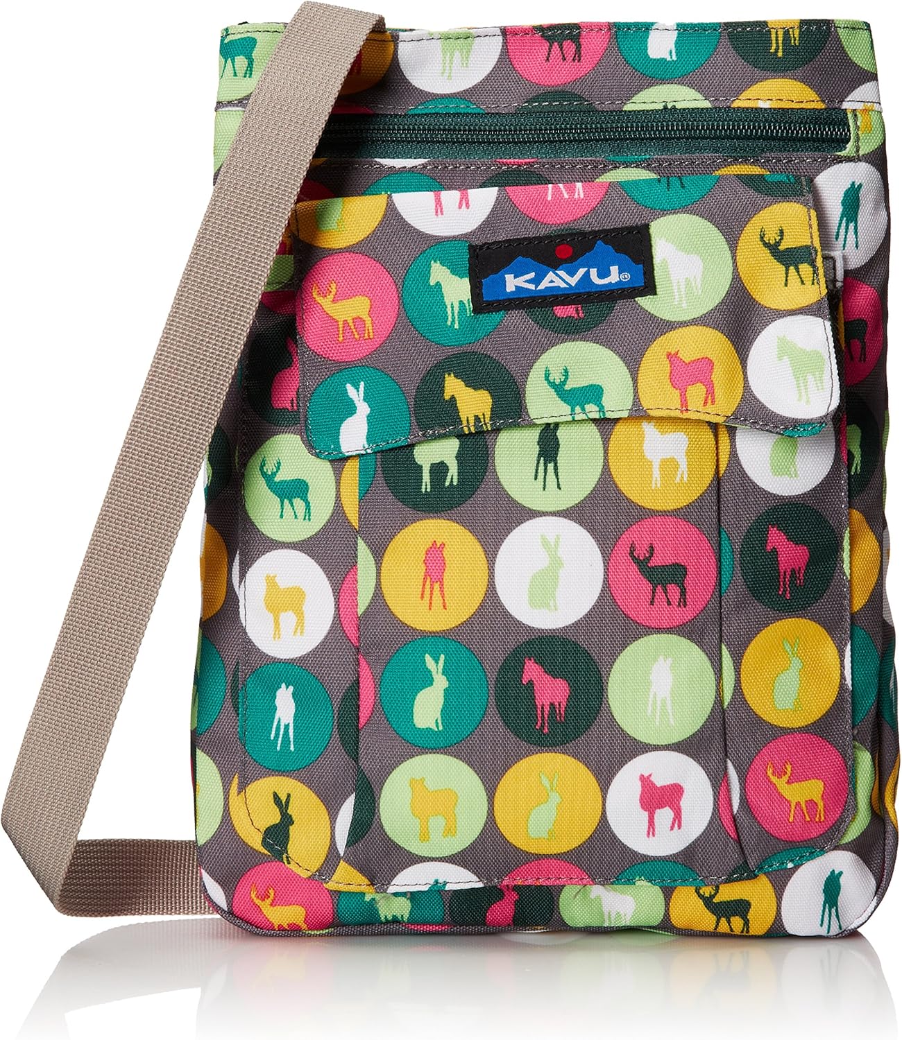 KAVU Women's For Keeps Bag, Animal Dot, One Size Clothing