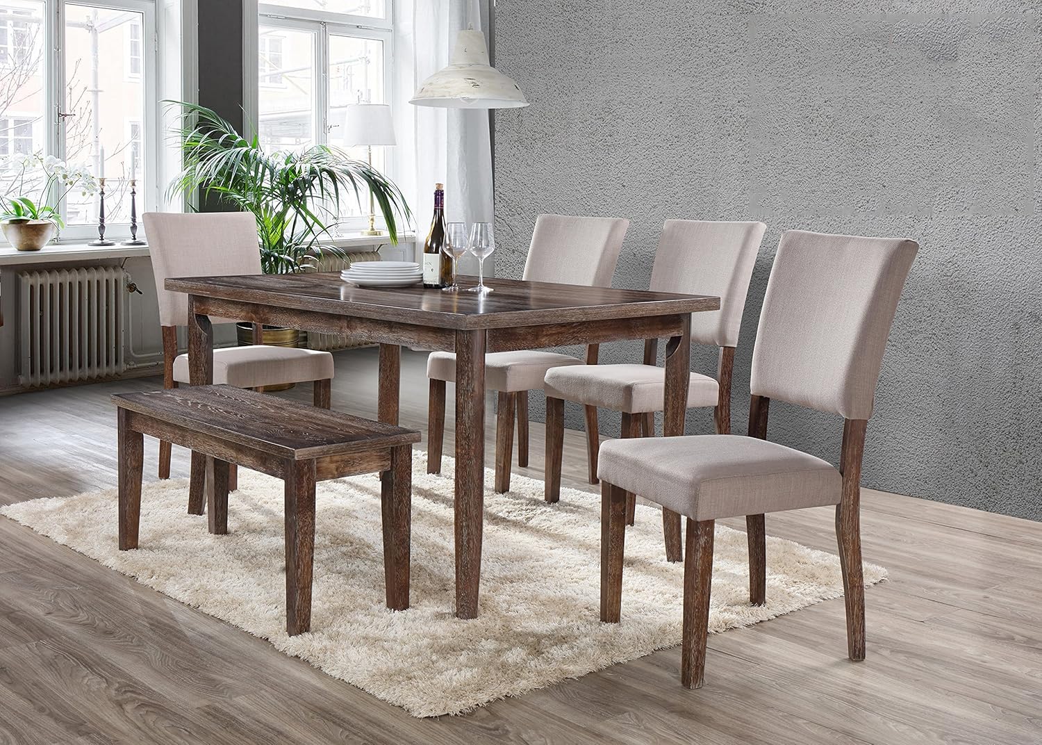 Best 6 Piece Dining Set With Bench