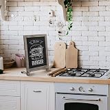 HBCY Creations Magnetic Chalkboard 12x17" Rustic Wood Frame view 6