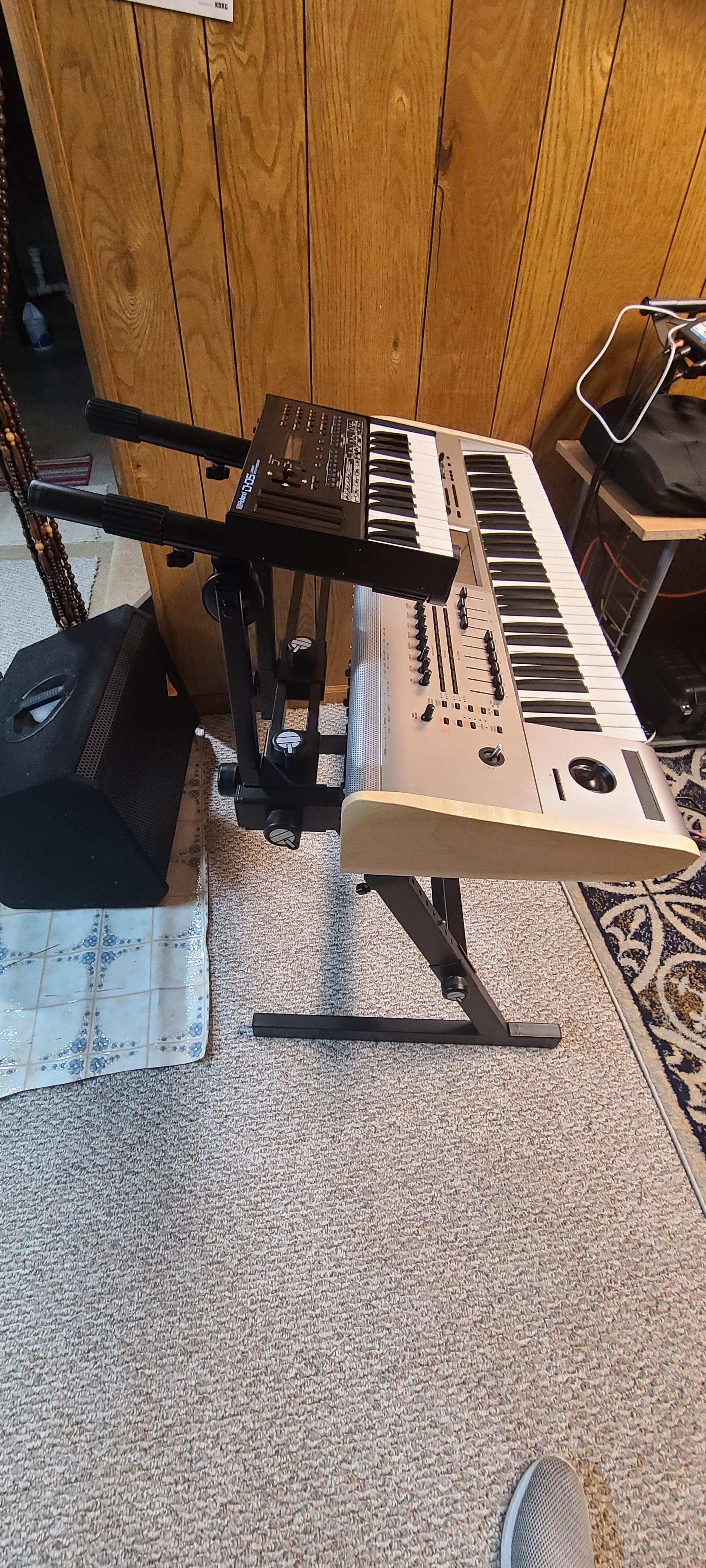 33/mo Finance Quiklok Keyboard Stand (Z/726),Black Buy Now, Pay Later