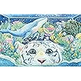 Pintoo Jigsaw Puzzles 600 Piece for Adults - Cotton Lion - White Tiger's Aquarium World Beautiful Plastic Puzzle for Home Decor Zero Dust Easy Storage [H2394]