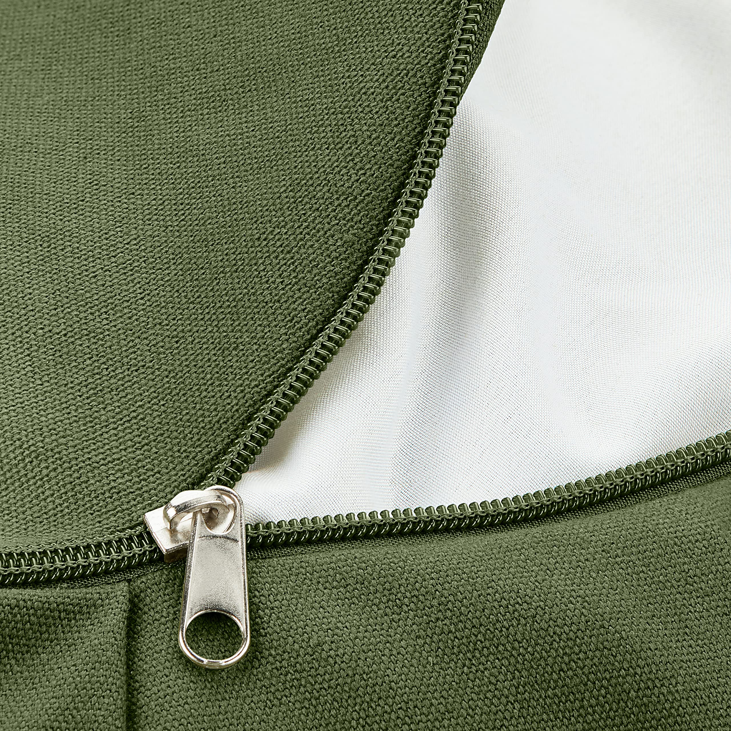 Retrospec Sedona Zafu Meditation Cushion Filled w/Buckwheat Hulls - Yoga Pillow for Meditation Practices - Machine Washable 100% Cotton Cover & Durable Carry Handle; Crescent, Basil - Image 7