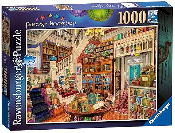 Ravensburger 'The Fantasy Bookshop (Der Fantasie-Buchladen), Puzzle, 1000 Einzelteile