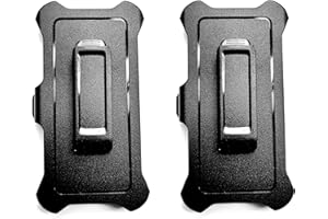 WEIFAN Replacement Belt Clip Holster for OtterBox Defender Series Case Apple iPhone 12, iPhone 12Pro, iPhone 13, iPhone 13Pro - 6.1" (2Pack)