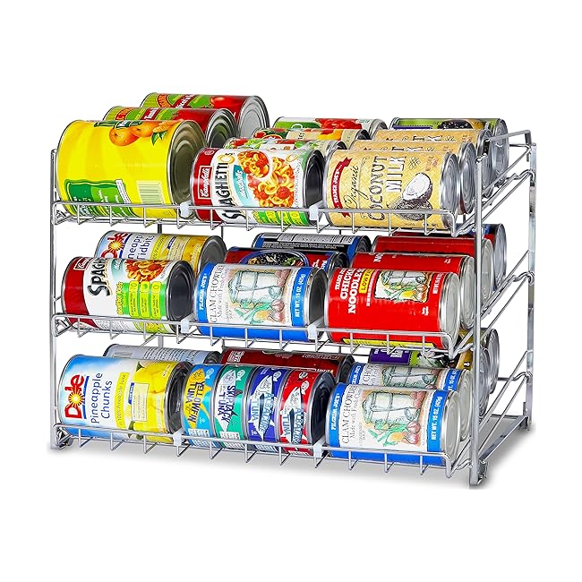 SimpleHouseware Stackable Can Rack Organizer, ...