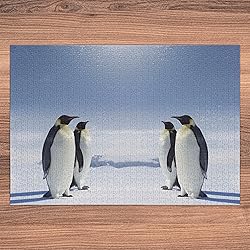Ambesonne Sea Animals Jigsaw Puzzle, 2 Pairs of