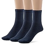 Boys Cotton Ribbed Crew Dress Socks