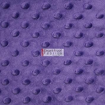 Amazon Com Minky Minkee Chenille Dot Soft Fabric Cuddle 38 Color