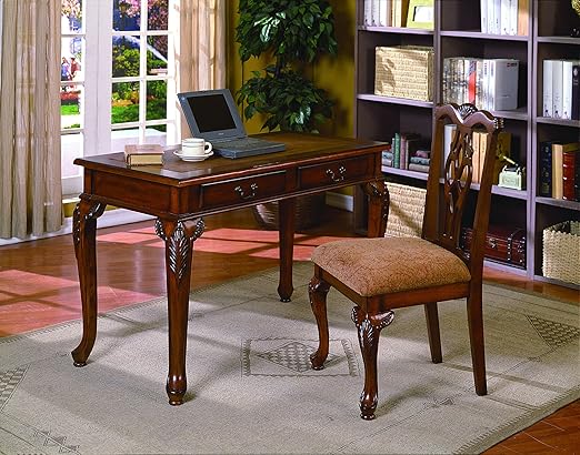 Amazon Crown Mark Fairfax Home office Desk Chair Set Kitchen