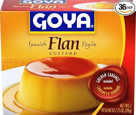 Goya Foods Flan Con Caramelo 2 75 Onzas Paquete De 36 Amazon Com Grocery Gourmet Food