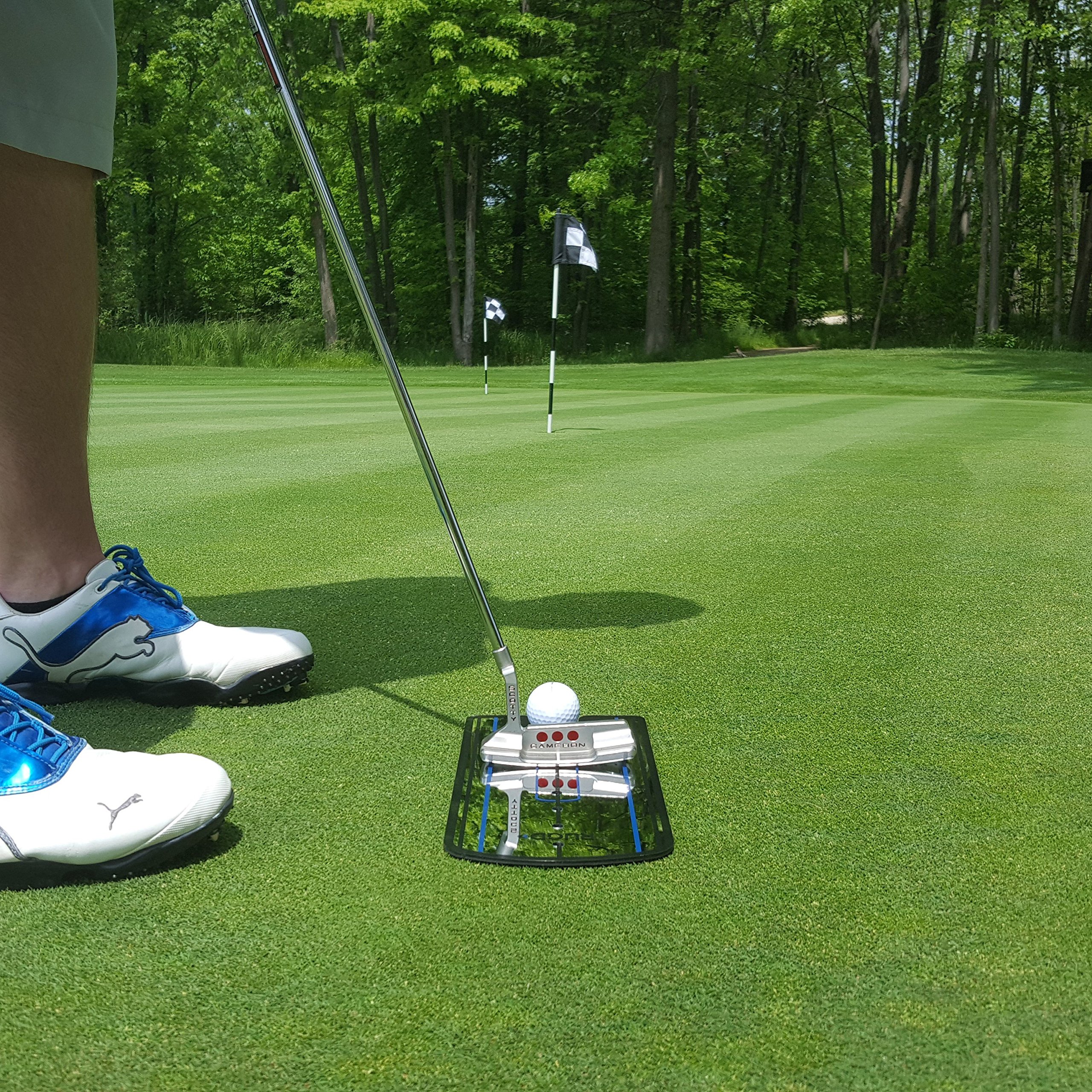 Galleon RUGD Sports GENIUNE Putting Alignment Mirror Golf Training Aid With 6inch Tempo