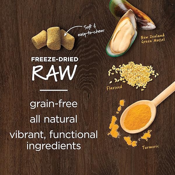 INSTINCT RAW BOOST MIXERS MOBILITY SUPPORT FREEZE-DRIED DOG FOOD TOPPER, 5.5 OZ. BAG