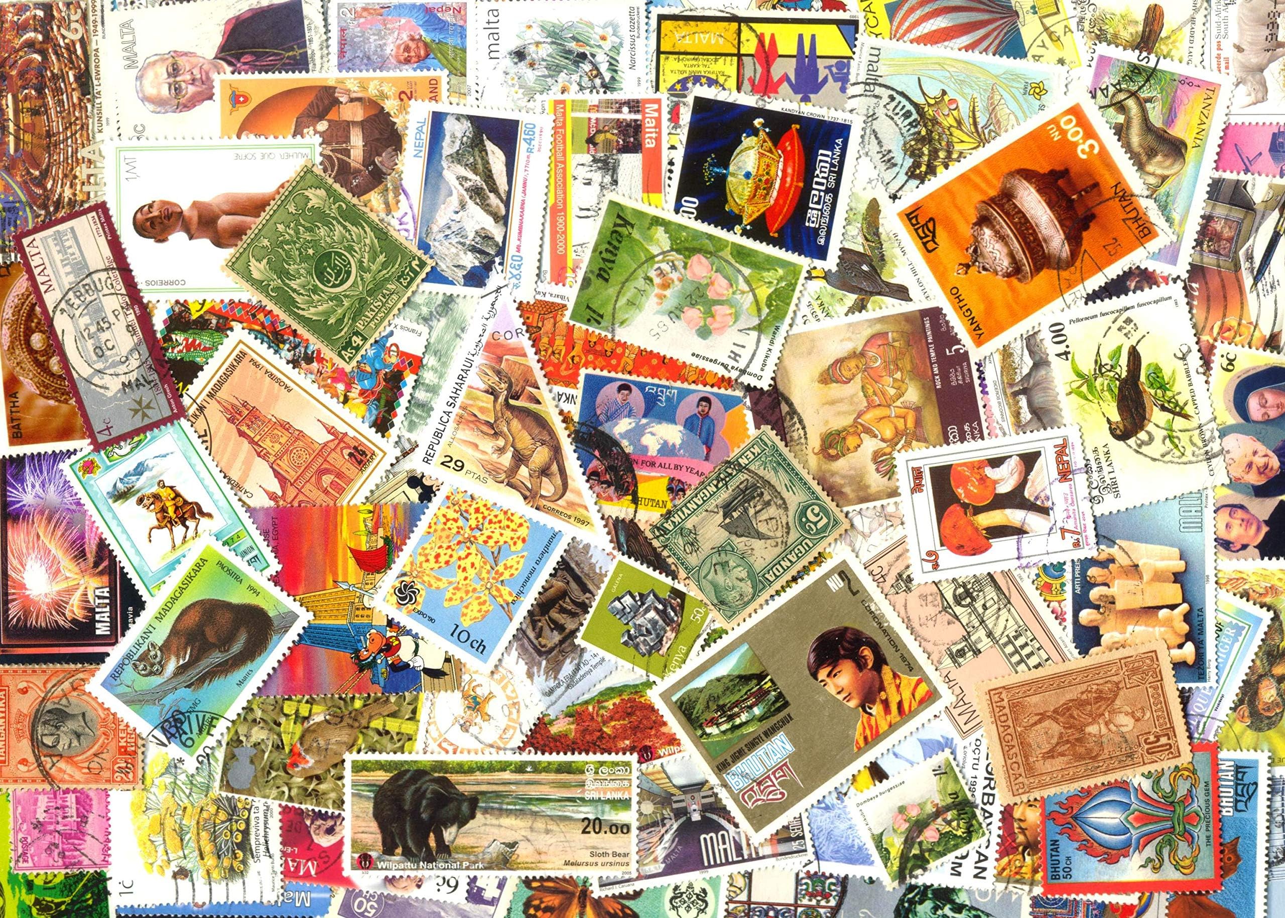 ISD 500 Assorted All Different Worldwide Stamps postally Used Cancelled CTO