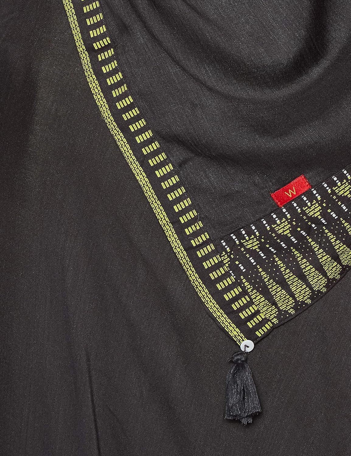 w for woman womens solid dupatta_grey