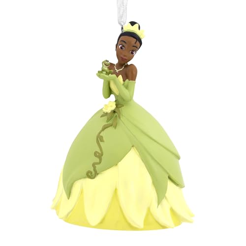 Hallmark Tiana Ornament, The Princess & The Frog Tree Decoration, Disney Hanging Ornament, Christmas Hanging Ornament, Gifts for Christmas, Green
