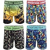 Jurassic World boys Boxer Briefs Multipacks With T-rex, Raptor and Triceratops Print Options in Sizes 4, 6, 8, 10 & 12