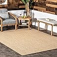 Amazon.com: nuLOOM Nakia Solid 10x12 Indoor/Outdoor Area Rug for Living ...