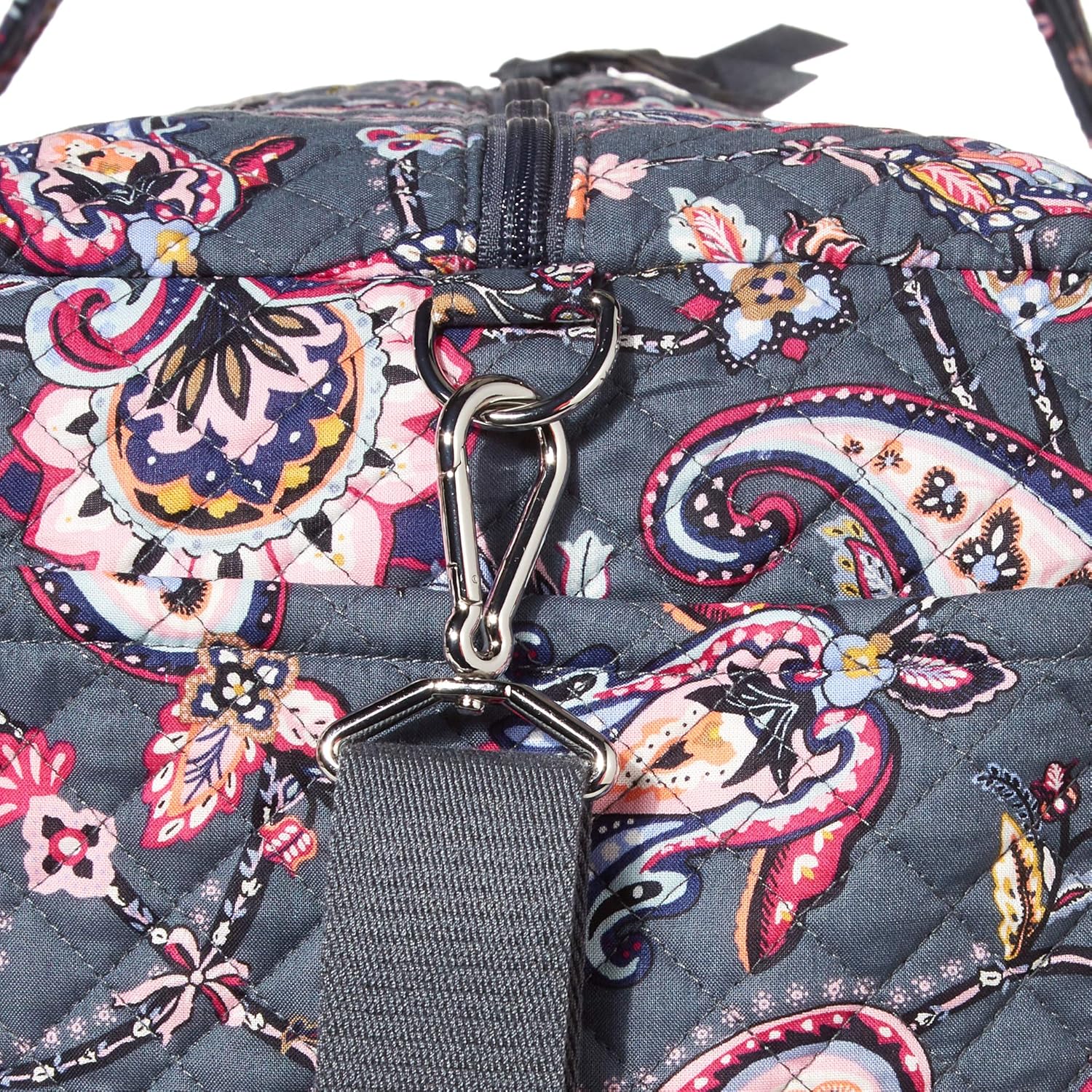 Vera Bradley Women's Signature Cotton Large Travel Duffel Bag, Felicity Paisley, One Size: Shoes