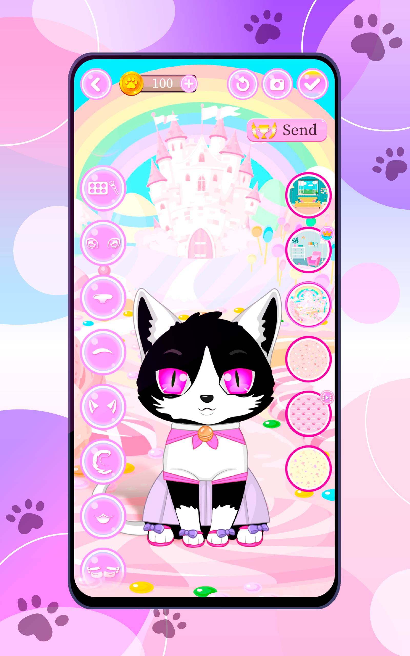 Fluffy Cat Dress Up for Android