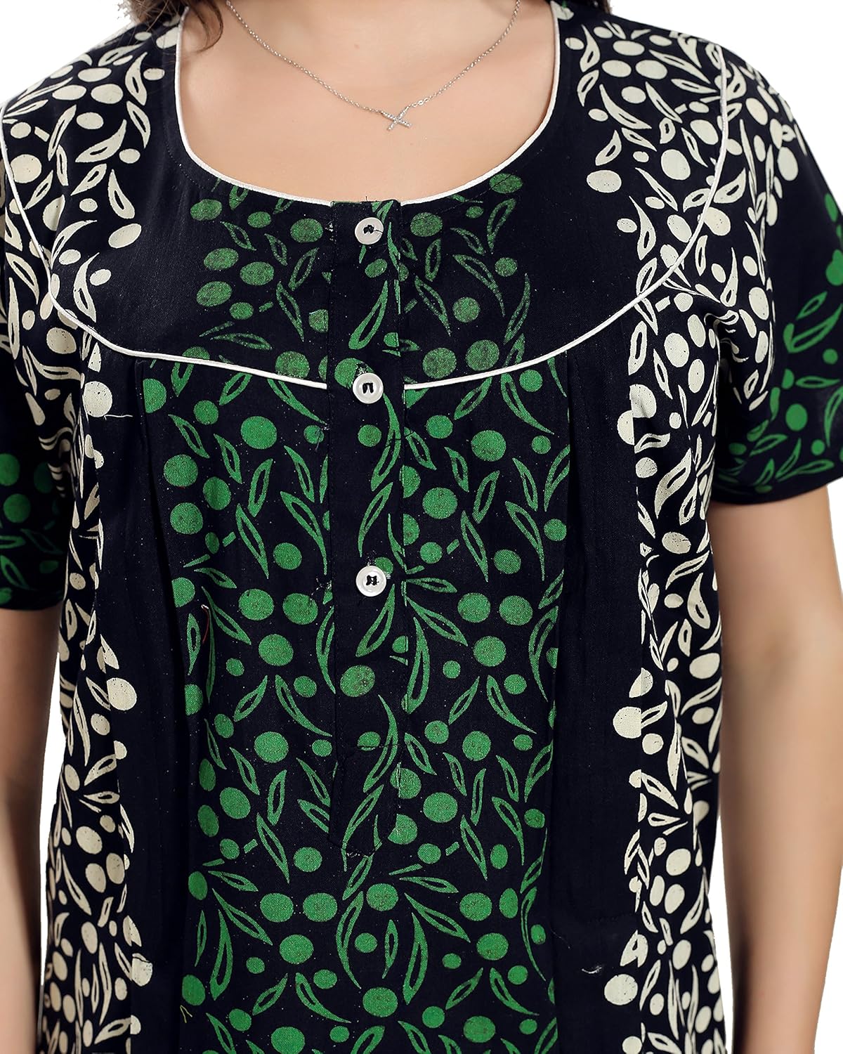 av2 women's cotton printed nighty