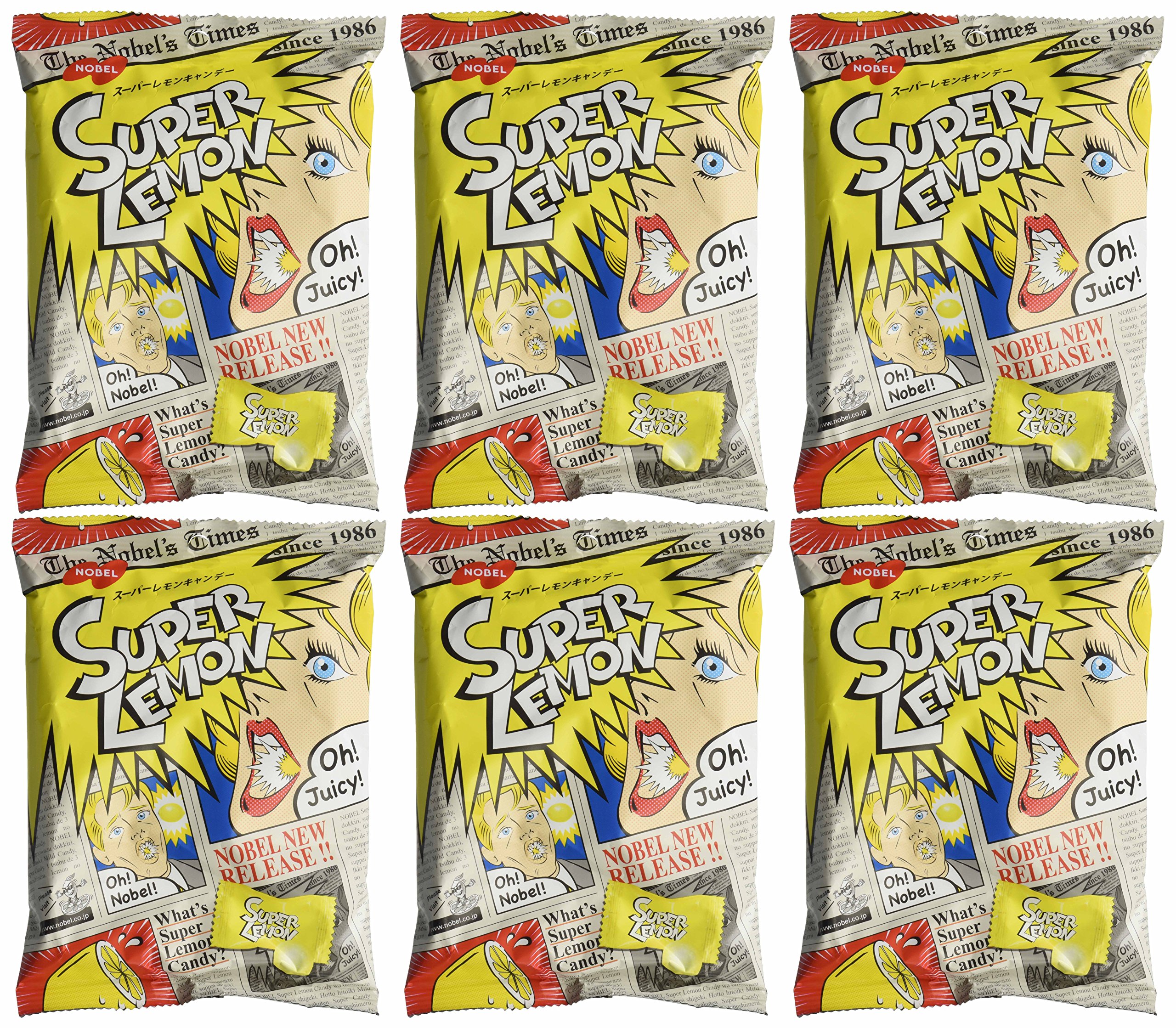 Nobel Japanese Candy, Nostalgic Super Lemon