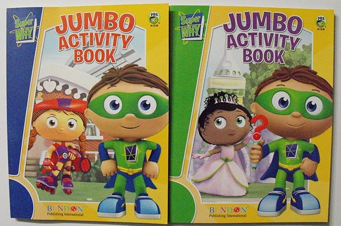 Super Why Jumbo Activity Book 2Pack Toys & Games