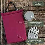 Thistlewood Traditional Padded Waterproof Garden Kneeler Burgundy view 3