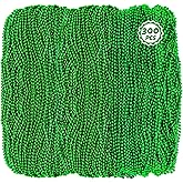 Huskein 300PCS Mardi Gras Beads Bulk, Mardi Gras Beads Necklace, Parade Throw Accessories Set Decorations Party Supplies