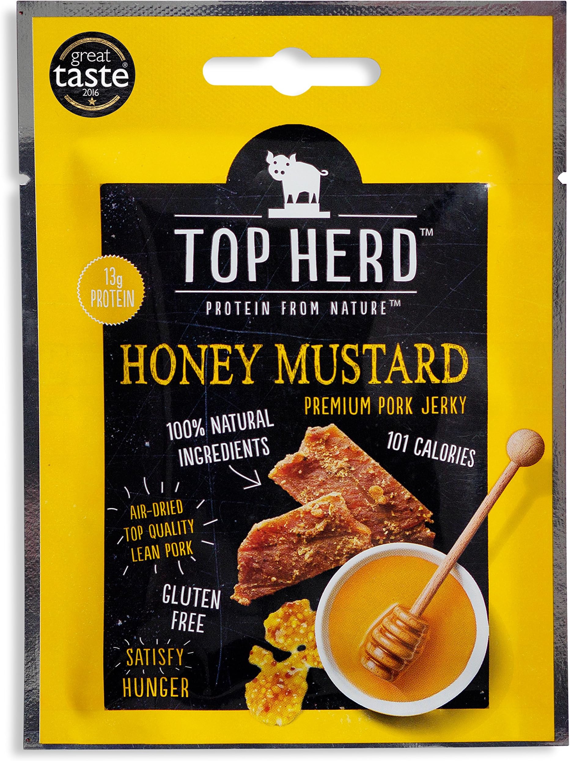 Top Herd Honey Mustard Pork Jerky 35g x 8 packs