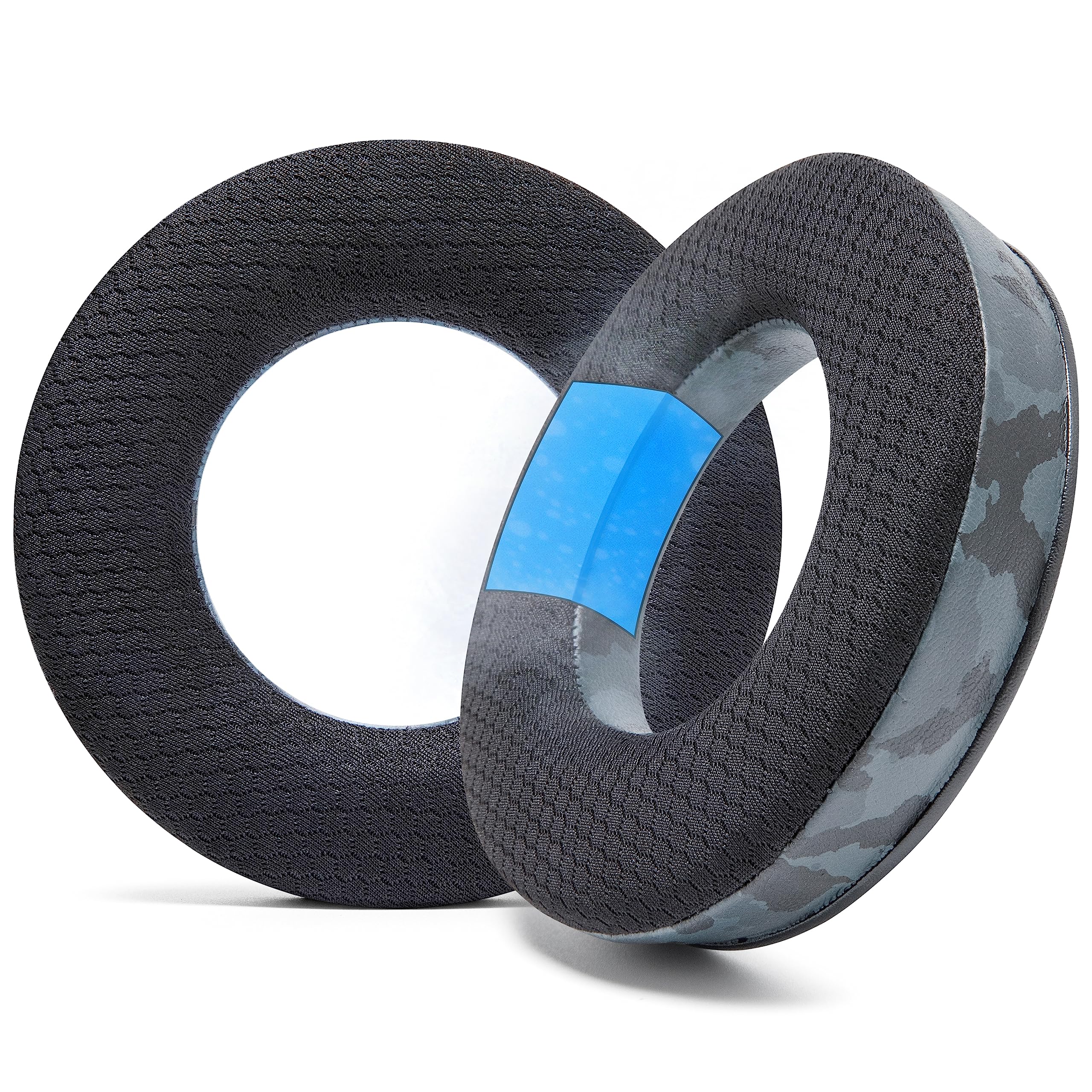 WC FreeZe DT770 - Cooling Gel Ear Pads for Beyerdynamic DT770, DT990, DT880, MMX300, DT1770, DT1990 Headphones | Sport Fabric Exterior, Noise Isolation, Enhanced Foam, Cooler for Longer | Black Camo