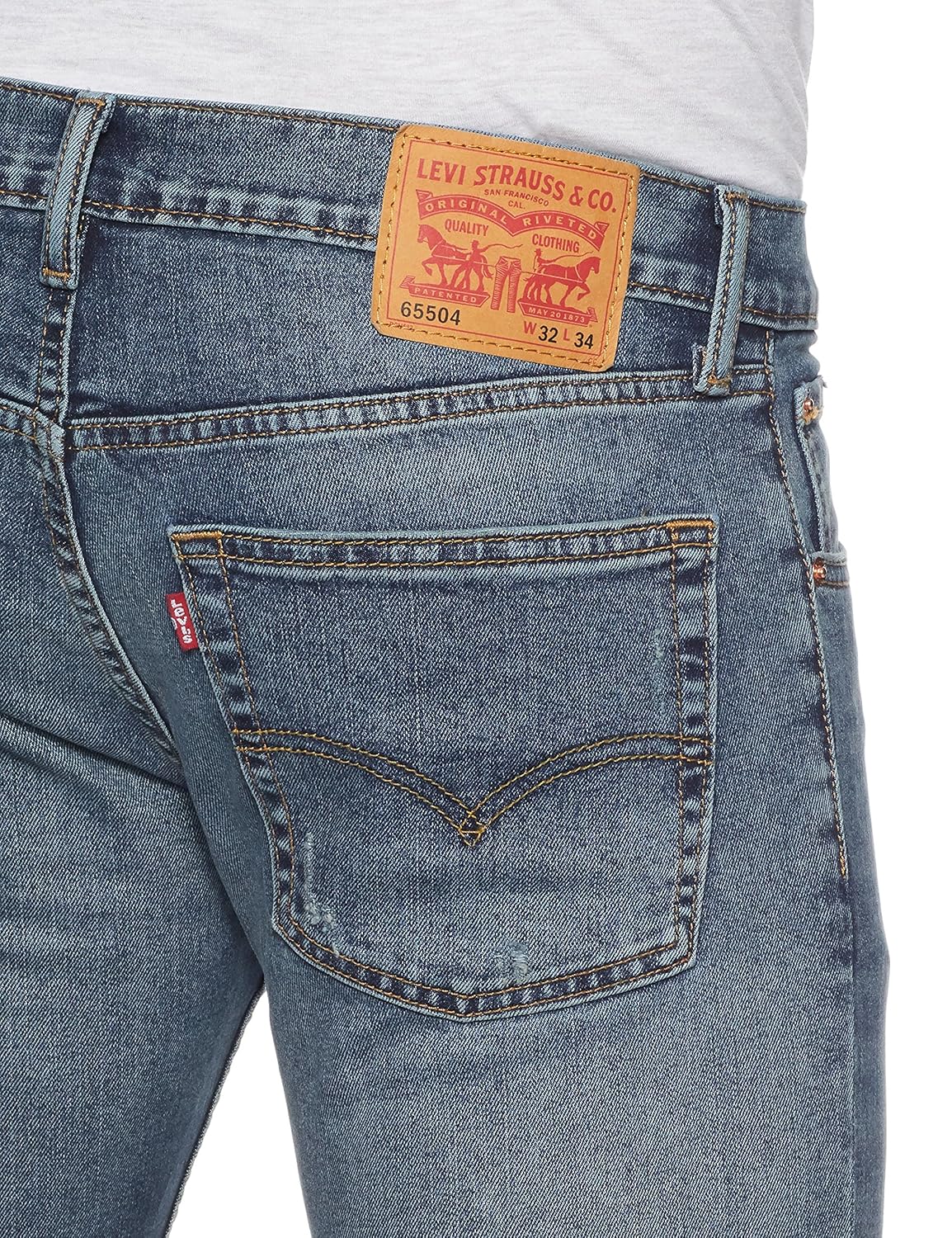 levi's men's (65504) skinny fit jeans