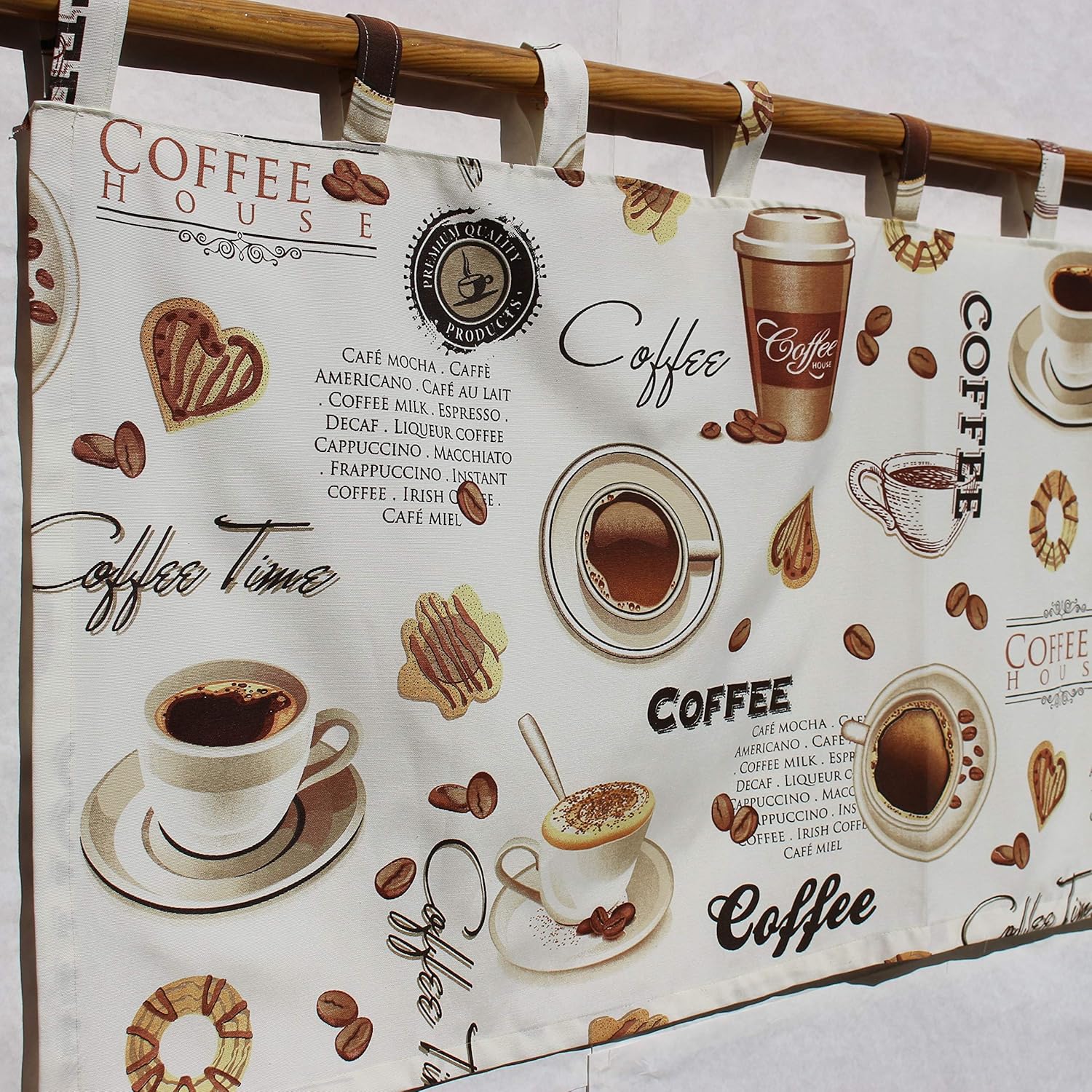 Coffee Curtains For Kitchen Coffee Decorations For Kitchen Coffee