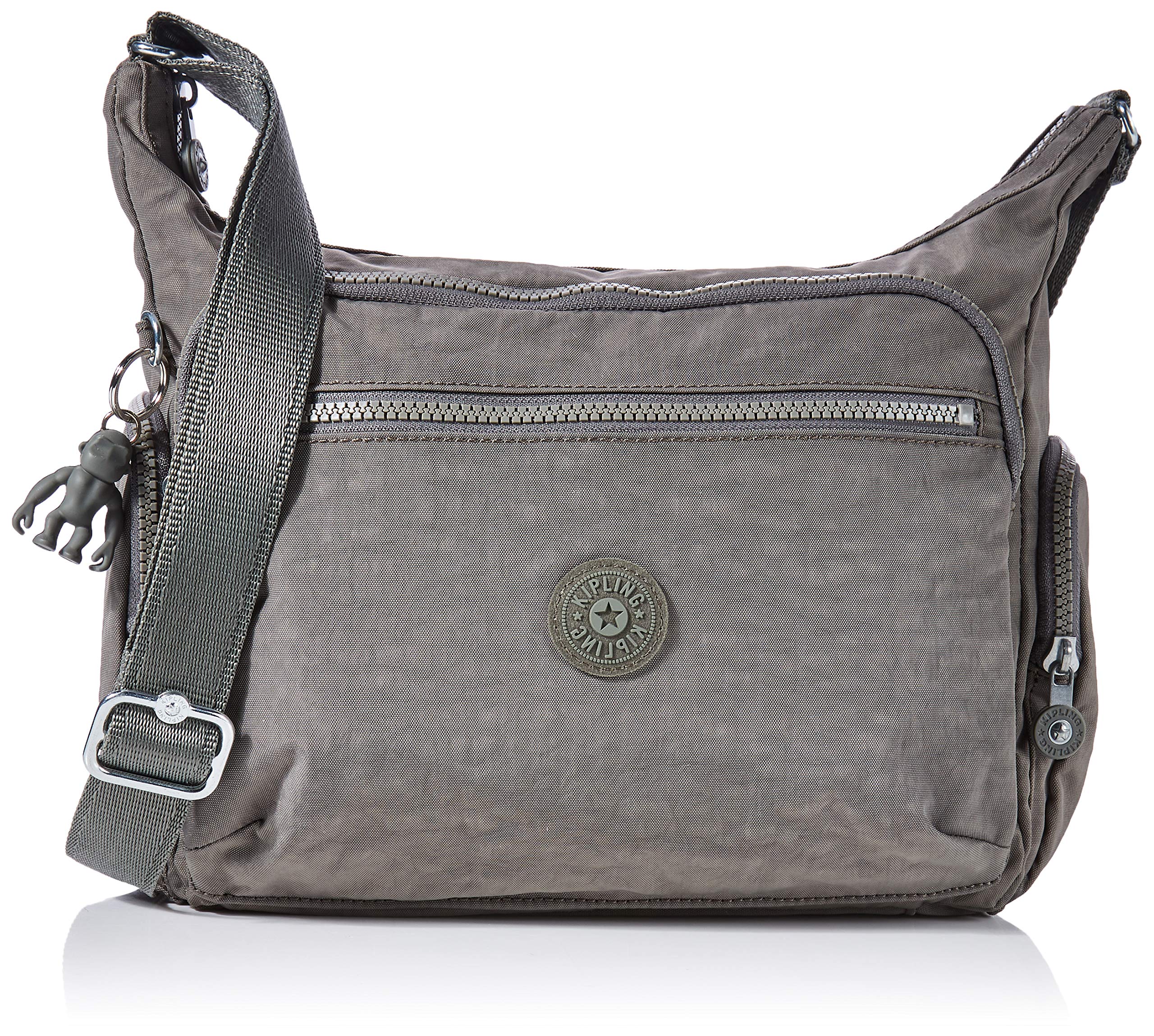 Kipling Gabbie, Women’s Cross-Body Bag, Green (Seagrass), 35.5x30x18.5 cm (B x H T)