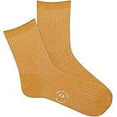 K. Bell Women's Metallic Ribbed Ankle Crew Socks 1 Pair, Women's 9-11