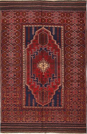 Carpetvista Kelim Russisch Teppich 159x245 Orientalischer Teppich