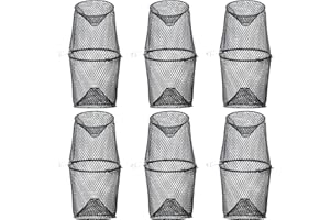 KRAKEN SUPPLY CO 6 Pack Crawfish Trap for Crayfish Crawdads and Minnows Heavy Duty Fishing Bait Trap Designed in The USA