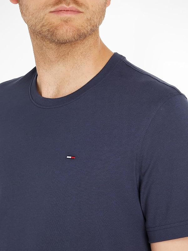 Tjm Xslim Jersey Tee Dm0dm04411, Maglietta a Maniche Corte Uomo, Blu (Black Iris), XXL