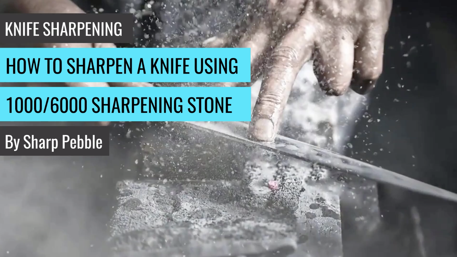 Sharp Pebble Premium Whetstone Knife Sharpening Stone 2 Side Grit 1000/