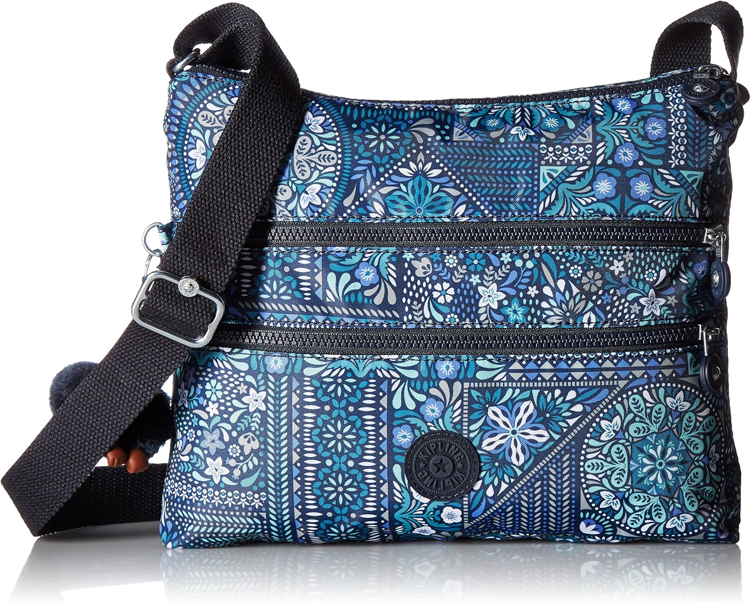 kipling alvar printed crossbody bag