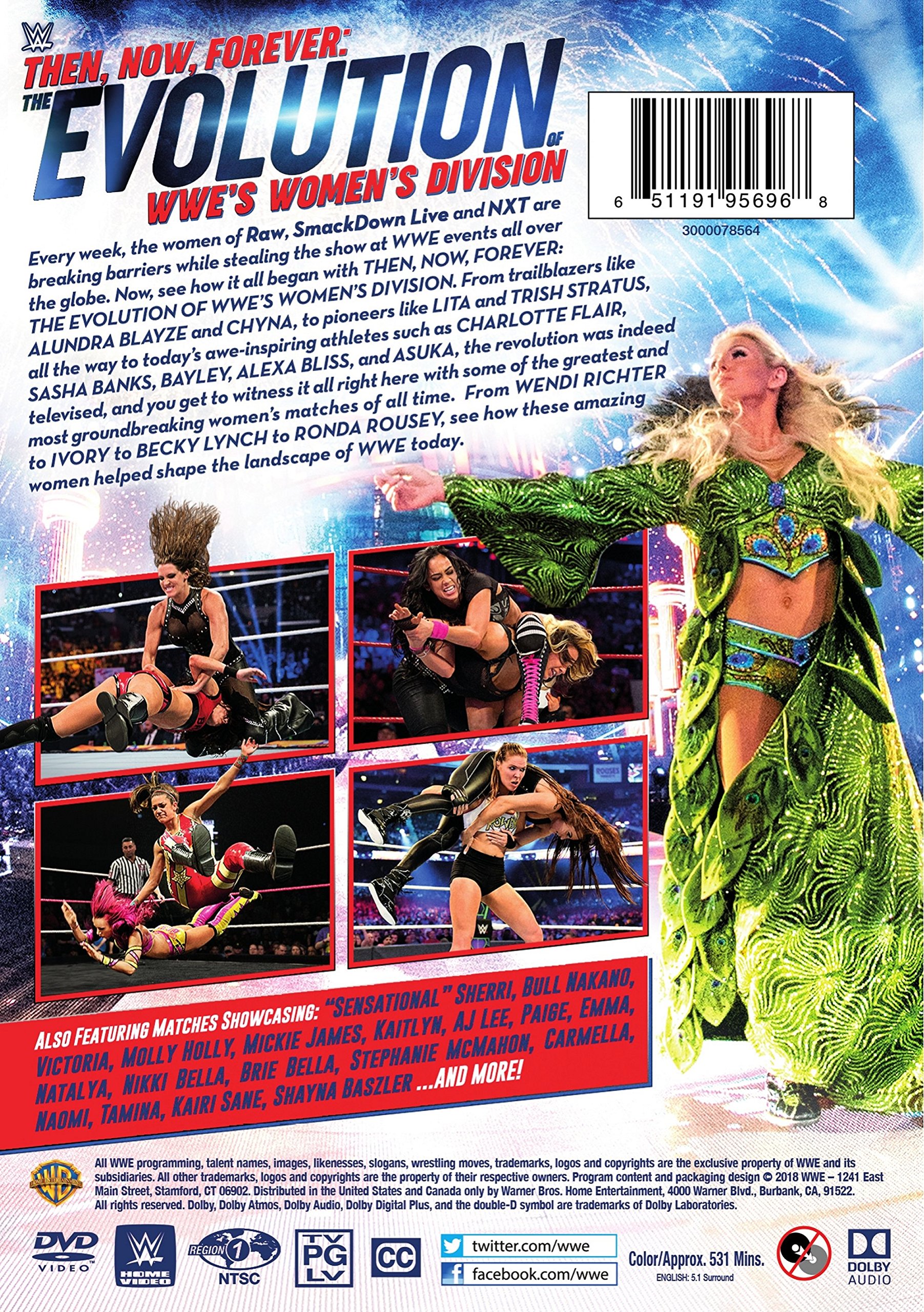 Back Cover of Then, Now, Forever: The Evolution of WWE's