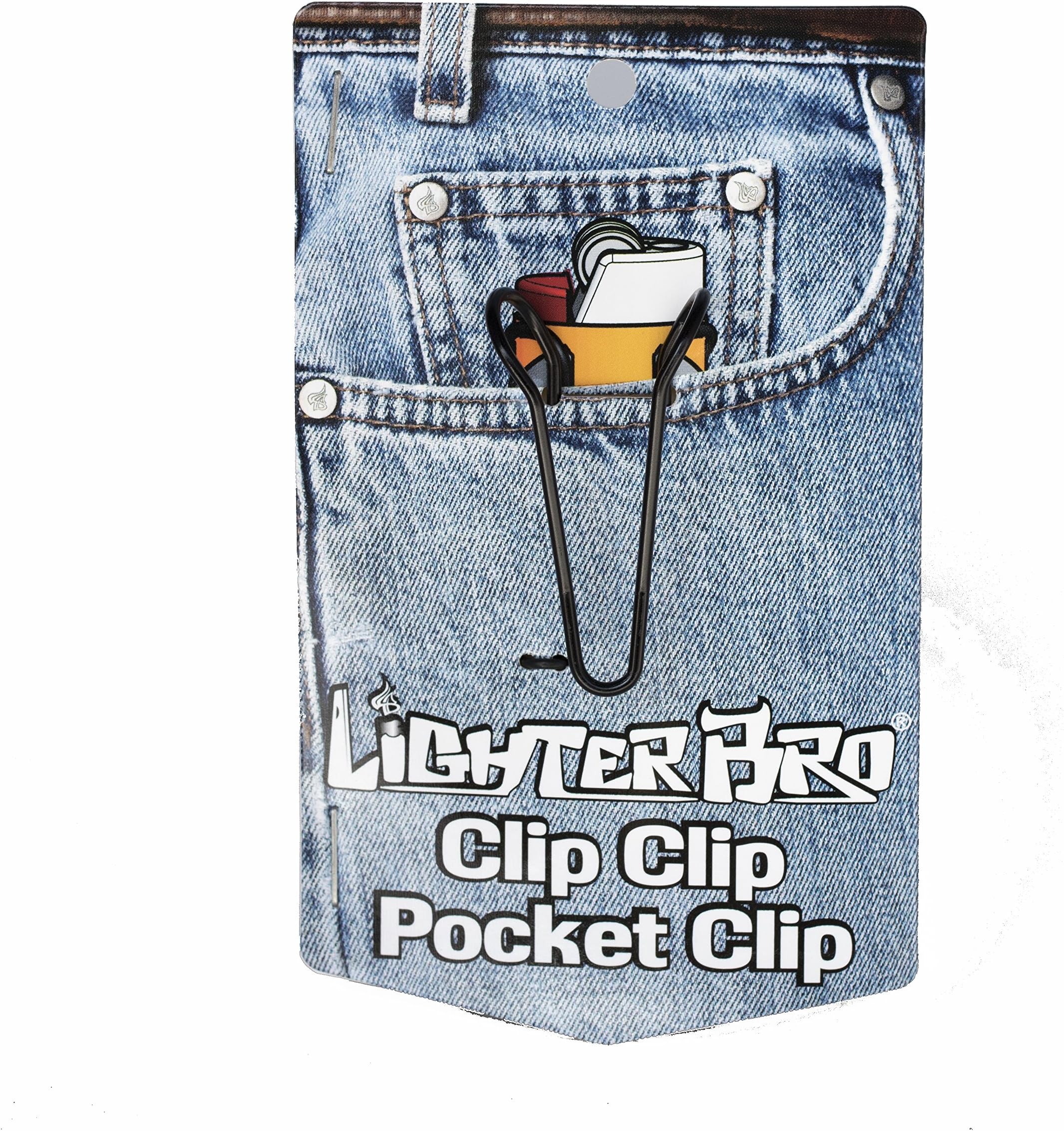 LighterBro ClipClip Pocket/Belt Clip Accessory Bic Lighter Multitool