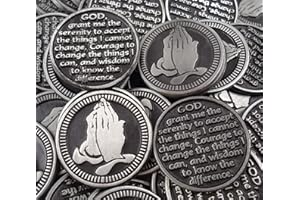 BEFORE & AFTER, LLC Set of 10 Serenity Prayer Pocket Token Coins